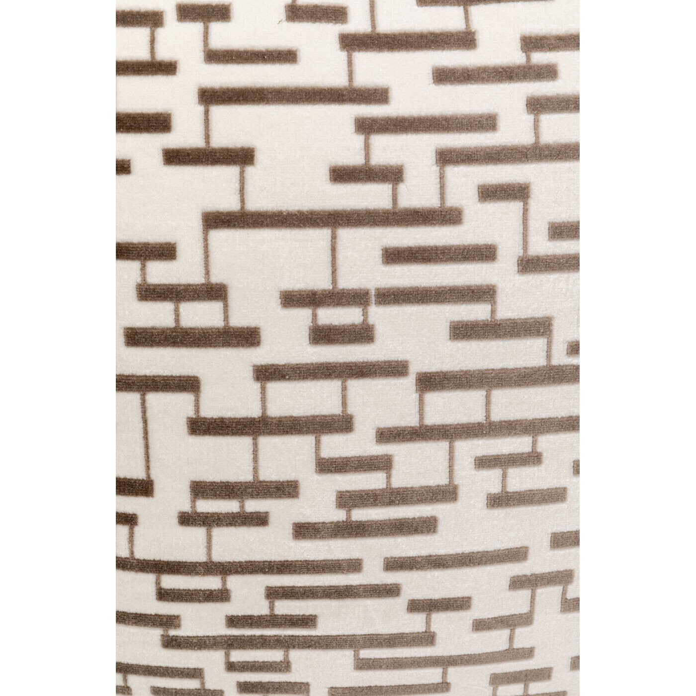 Coussin Suono blanc et marron Kare Design