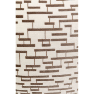Coussin Suono blanc et marron Kare Design