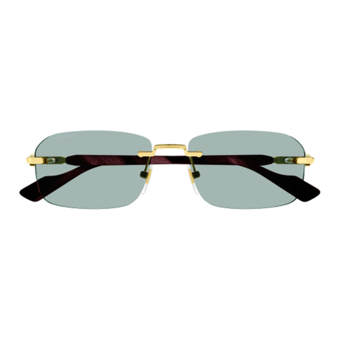 Gafas de Sol Gucci GG1221S-003 de Metal Hombre 56 mm