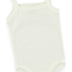 Body bebé tirantes finos algodón