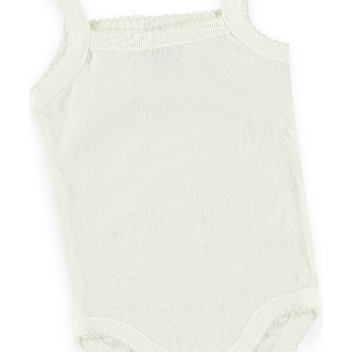 Body bebé tirantes finos algodón
