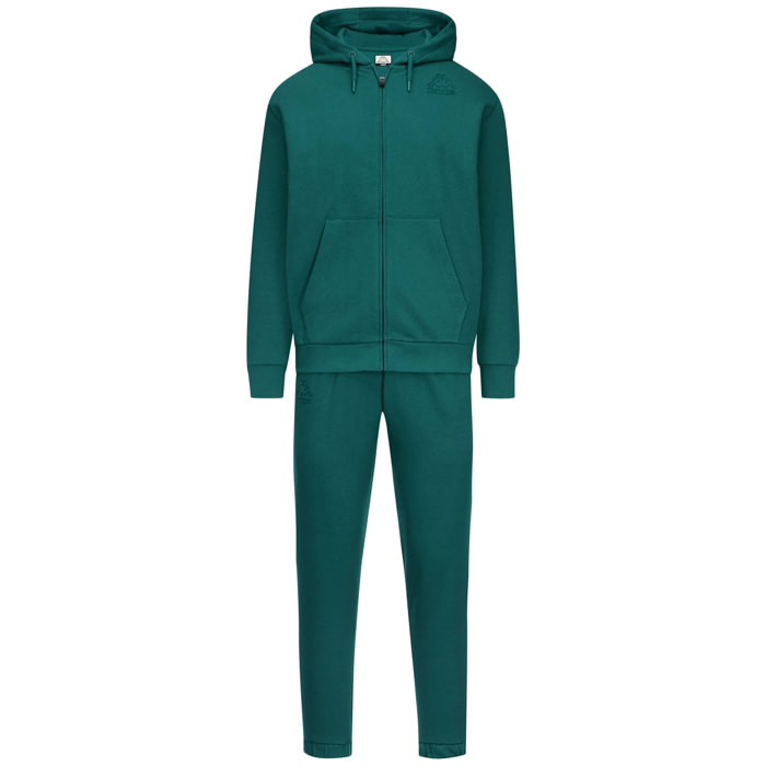 Kappa - Chándales deportivos Hombre Verde - Logo Faedi