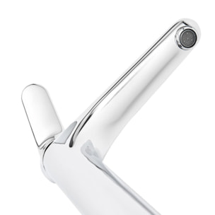 VitrA Root Round BluEco mitigeur lavabo haut sans bec chrome A42707BE