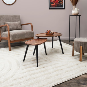 Table Gigogne Galet X2
