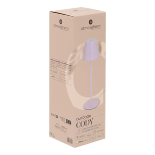 Lampe d'extérieur Cody H37cm lilas