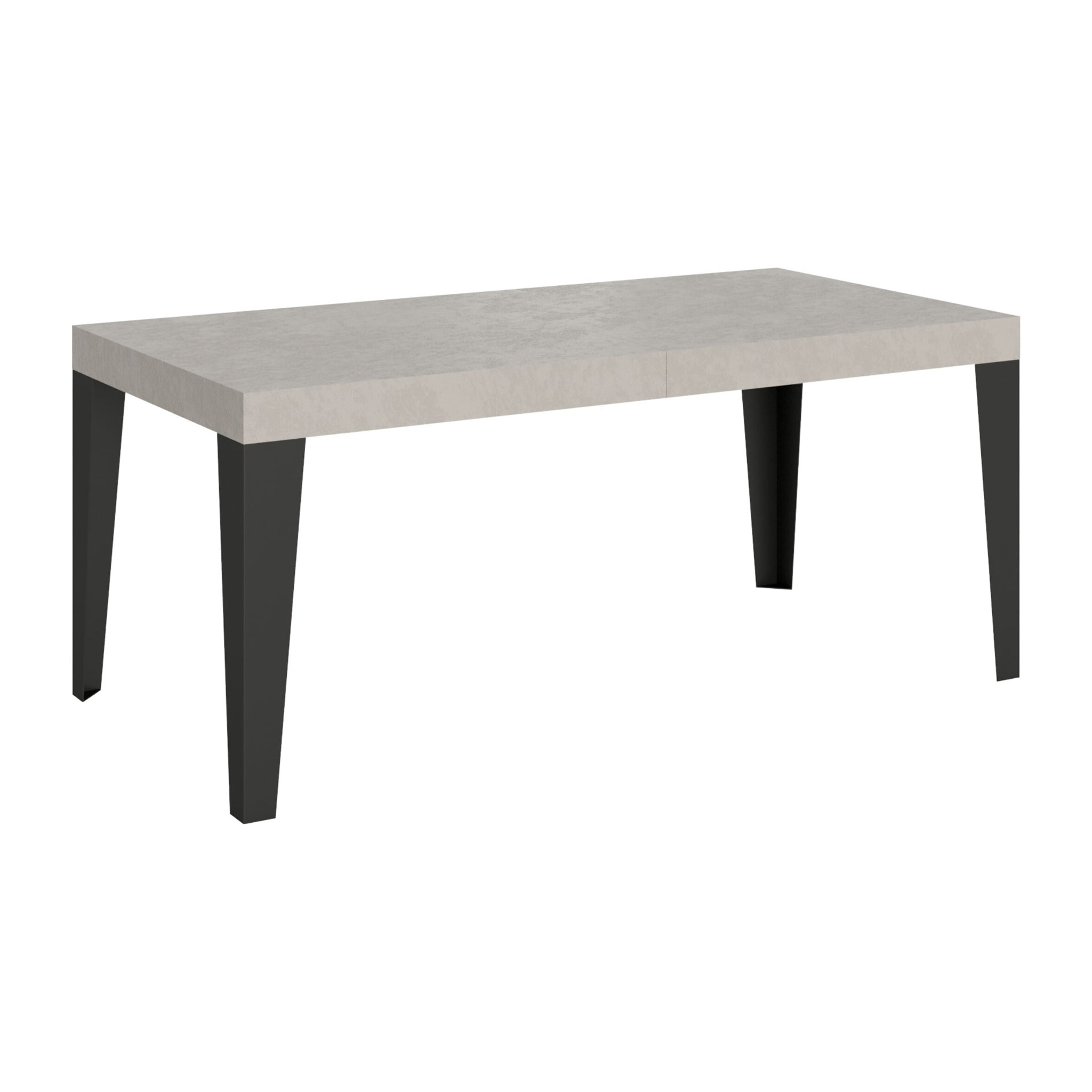 Tavolo allungabile 90x200/460cm Flame cashmere gambe antracite