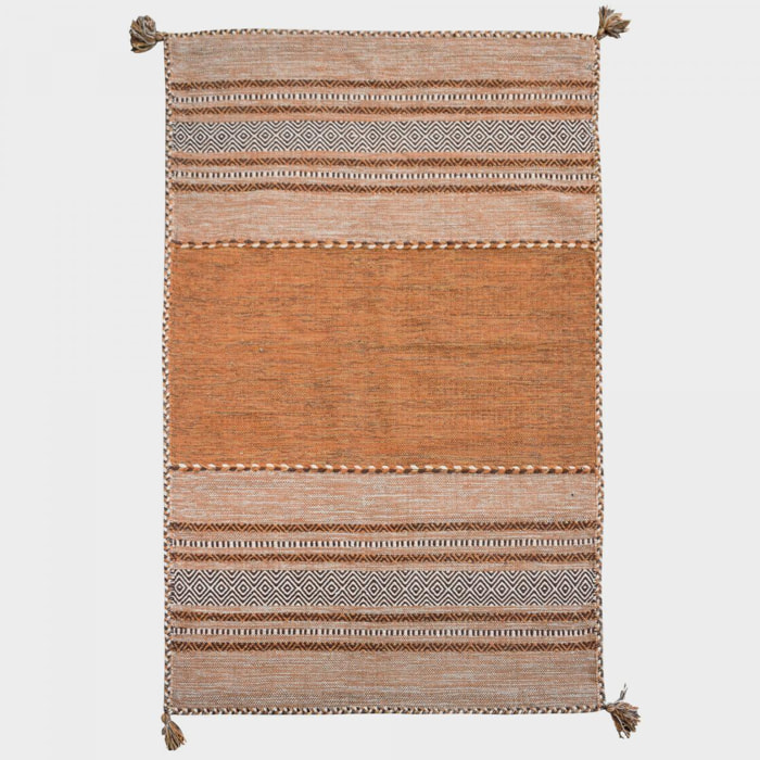 Tapis Buvo tissé à la main en Coton