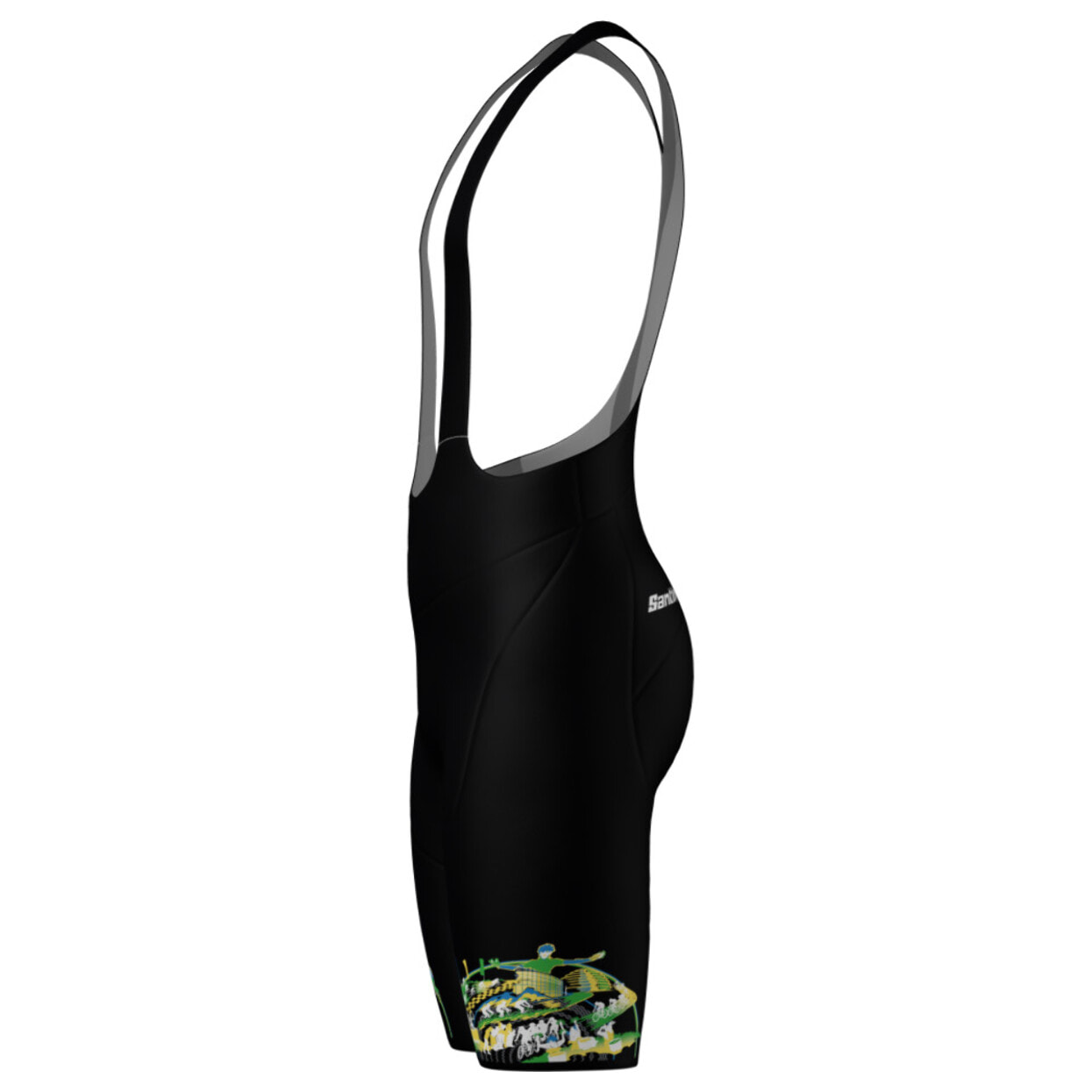 2025 Uci Road World Championships - Pantaloncino Kigali - Nero - Uomo