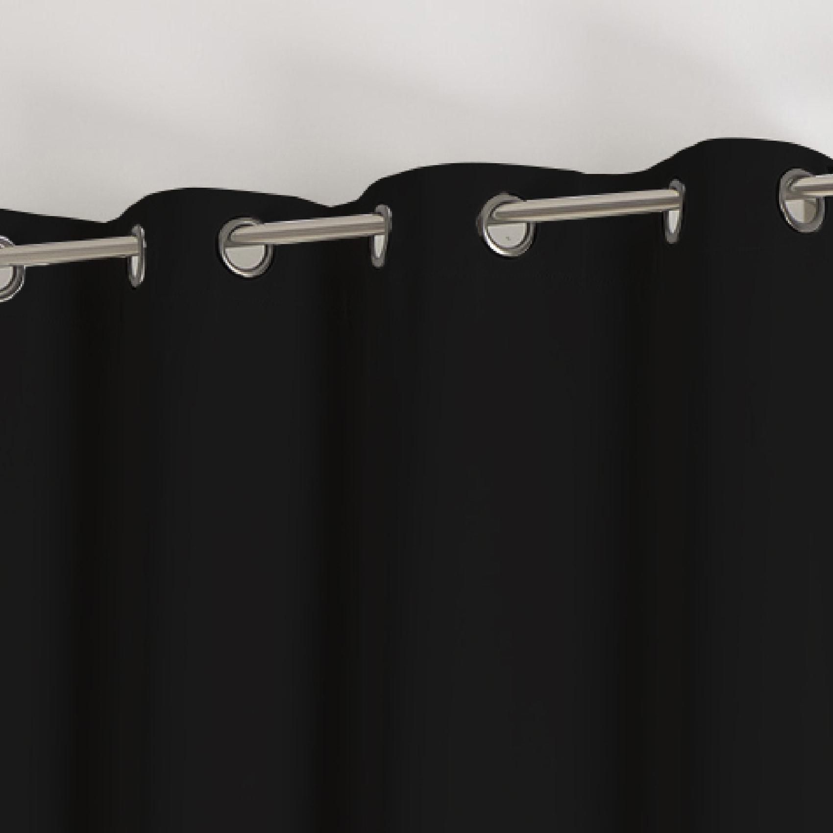 Rideau occultant ignifugé non feu M1 - Noir