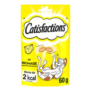 CATISFACTIONS Friandises au fromage pour chat et chaton (6x60g)