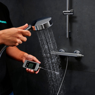 Mitigeur thermostatique douche C3 Ecostat Fine, Chromé