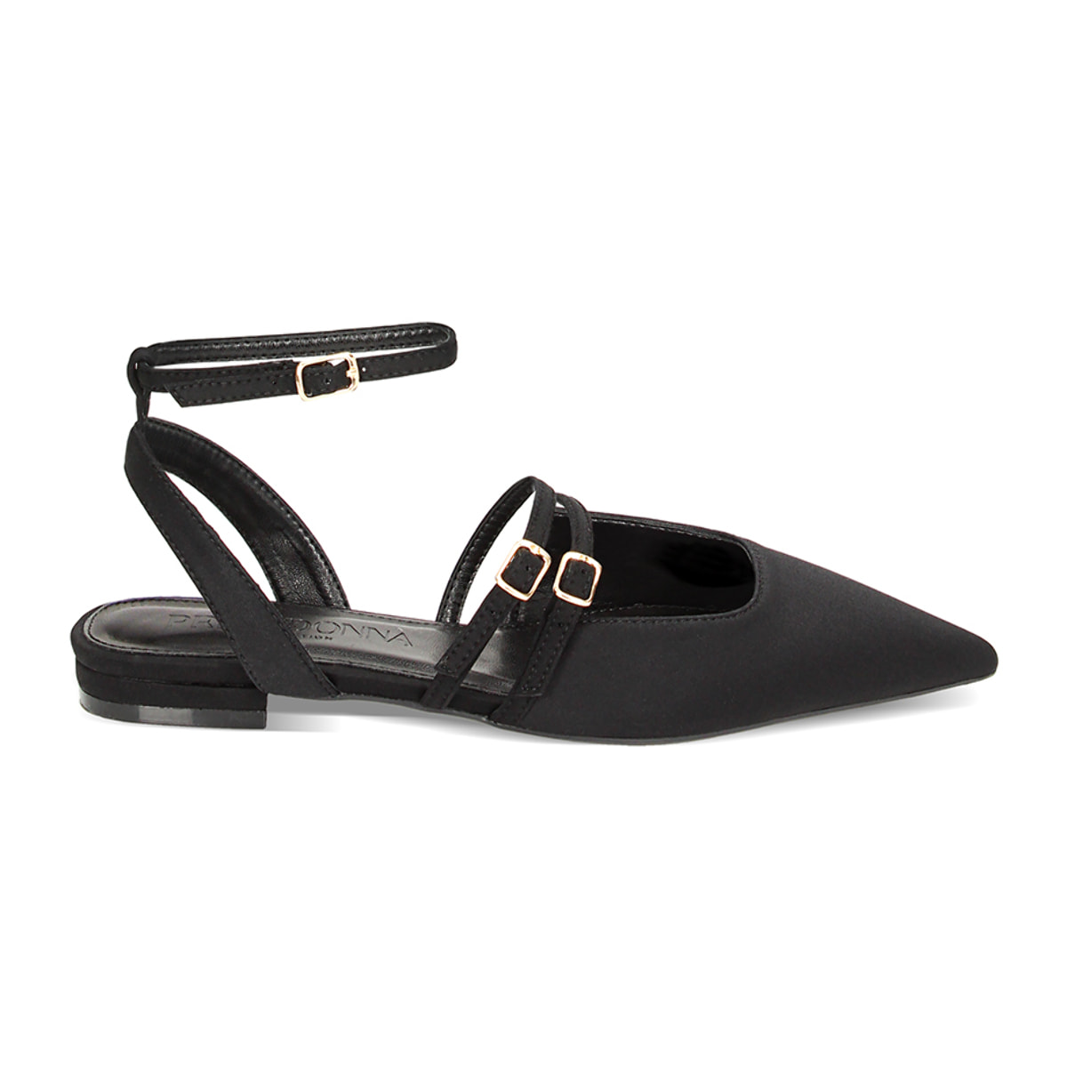 Ballerine Slingback nere in lycra