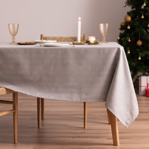 Mantel antimanchas EVOLET GRIS-PLATA