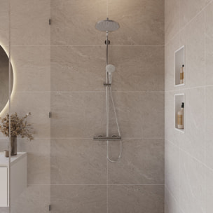 XtraStoris niche murale 300/300/70 avec cadre intégré blanc mat