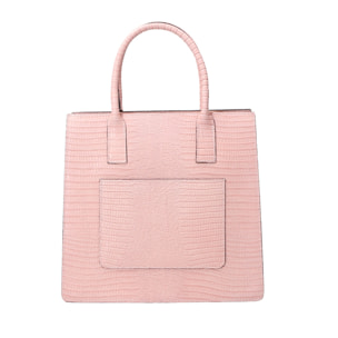 Borsa a mano da donna - Modello Giulia - Vera pelle effetto cocco - 30.0 x 28.0 x 10.0 cm