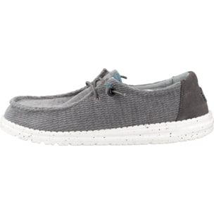 Zapatos Casual Mujer de la marca HEY DUDE  modelo WAVE CORDUROY Gray