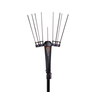 Etna Tremor 330 - Abbacchiatore Elettrico 12V Scuotitore per Olive 370W 1110 bpm con Asta Telescopica 330 cm