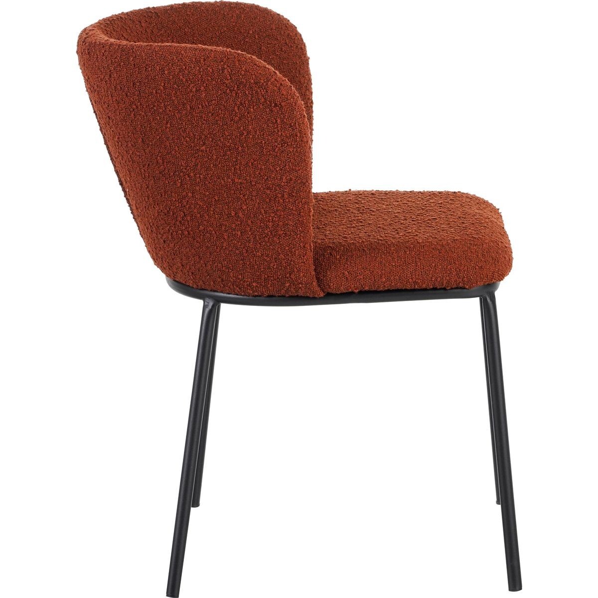 Lot de 2 chaises en tissu bouclé - TOMA