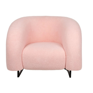 Sillon Boucle Rosa Hanko 89x85x74 Cm