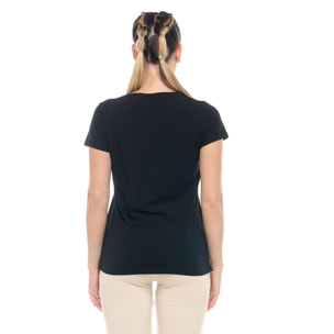 Camiseta de mujer Leone Basic de manga corta