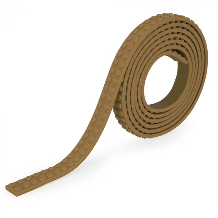 DAM Nastro Adesivo per Giochi di Costruzione 100x1 Cm. colore marrone
