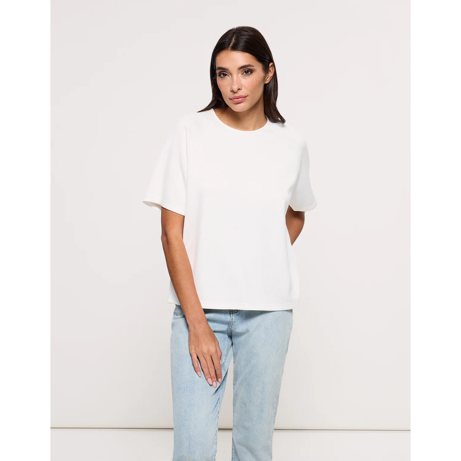 Camiseta Manga Corta Blanca - Young