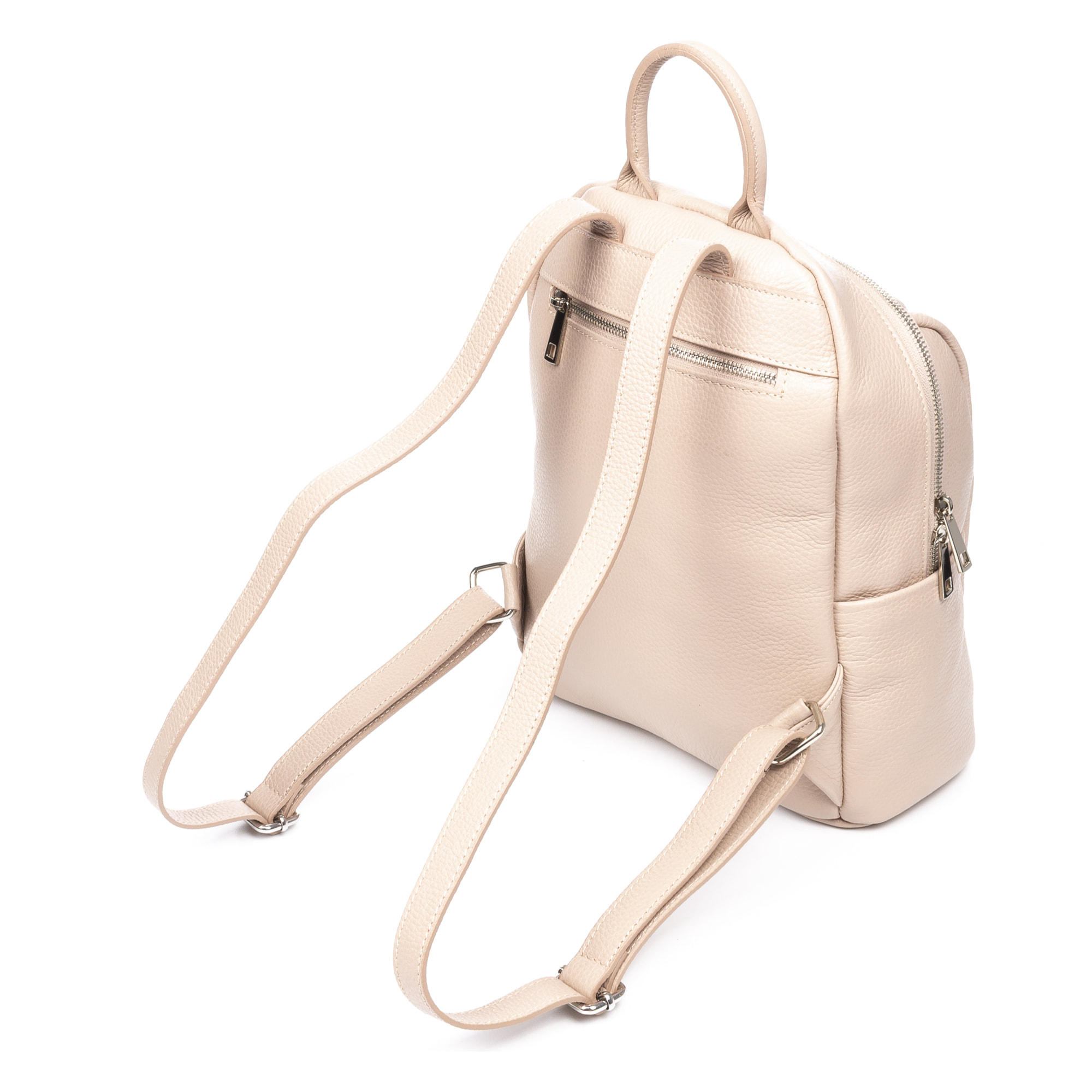 Albinea bolso mochila de mujer. Piel auténtica acabado Dollaro.