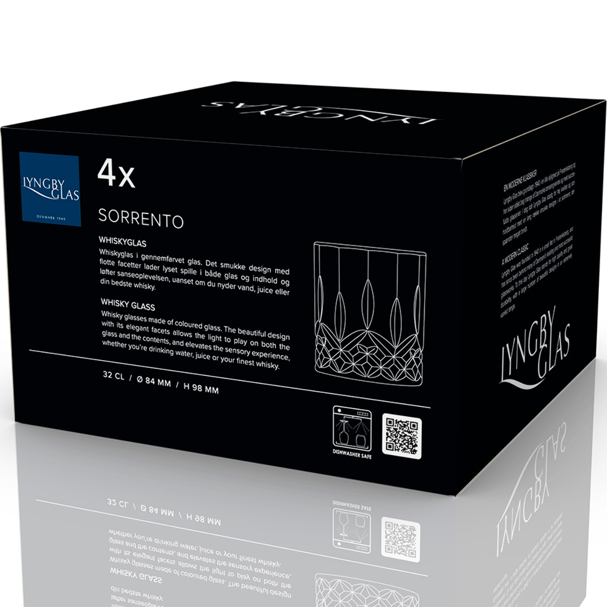 Set de 4 verres à whisky Torino 32cl