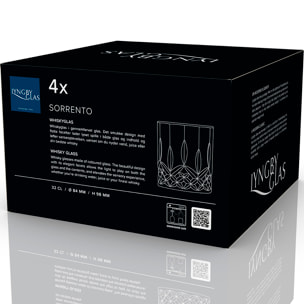 Set de 4 verres à whisky Torino 32cl