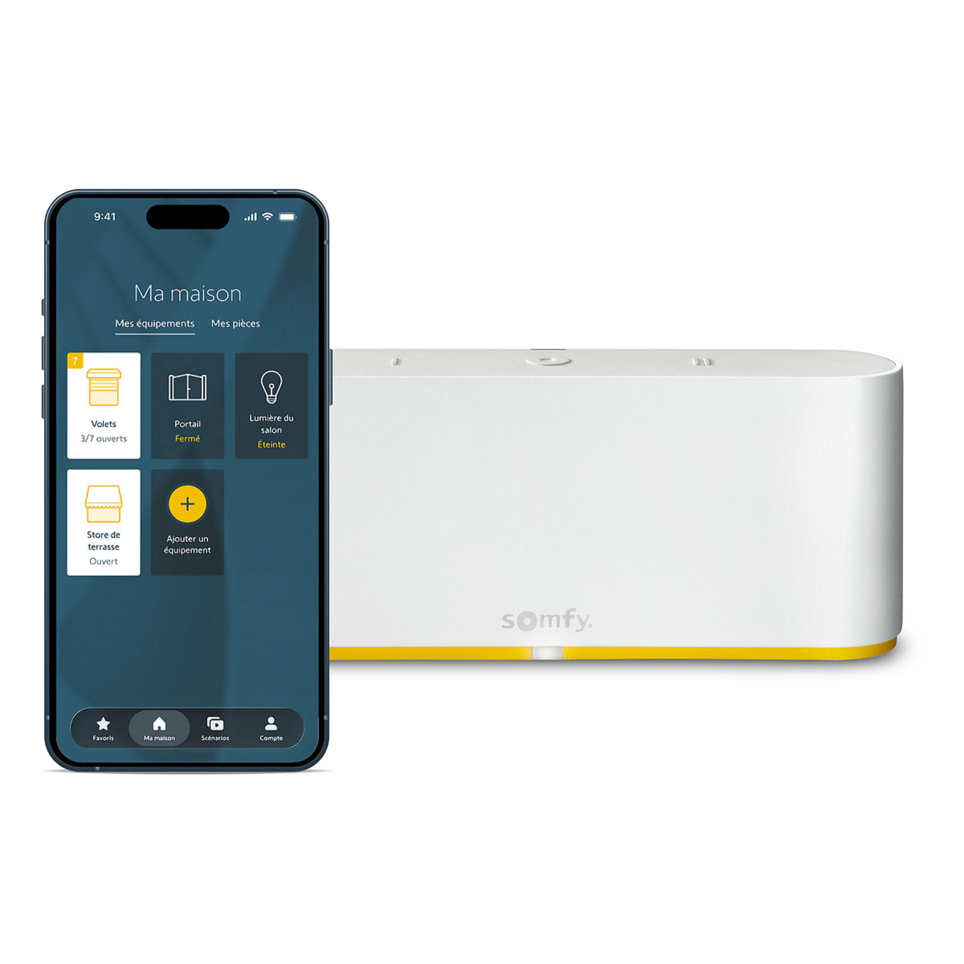 TaHoma switch - Commande intelligente pour centraliser et connecter votre logement