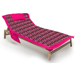 Telo Mare Lettino In Microfibra Disegno Fashion Summer