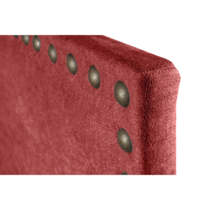 Cabecero Lirio Tela Rojo 90