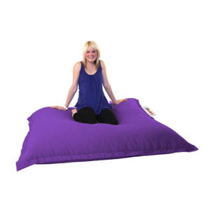 Cojín pouf 100x100 - morado