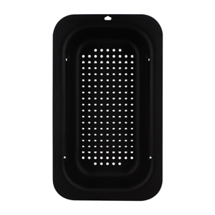 Panier égouttoir extensible 34.5-48cm en polypropylène et inox