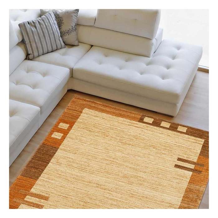 Tapis salon et chambre tissé motif simple SASA