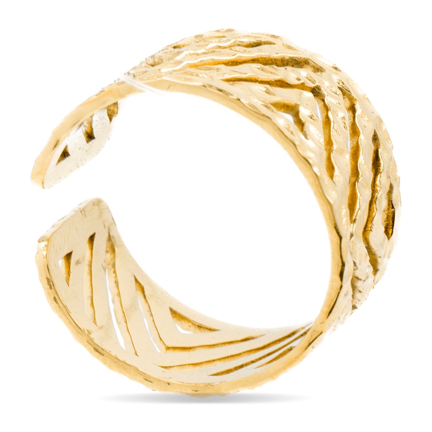 Anillo LUX BY LUX acabado oro 18k