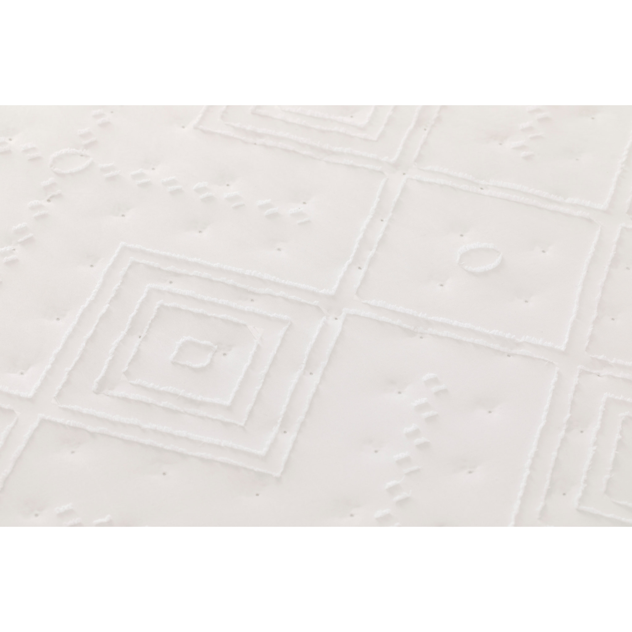 COLCHA SUAVE PLATINIUM PILAR BLANCO