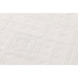 COLCHA SUAVE PLATINIUM PILAR BLANCO