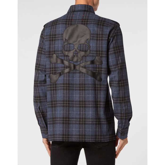 PHILIPP PLEIN Camisa Oversize Fit SKULL&BONES