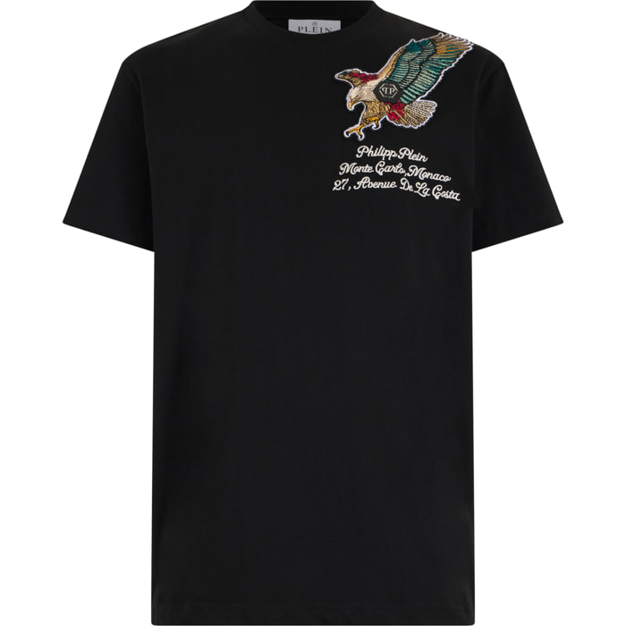 PHILIPP PLEIN Round Neck T-Shirt Eagle Montecarlo