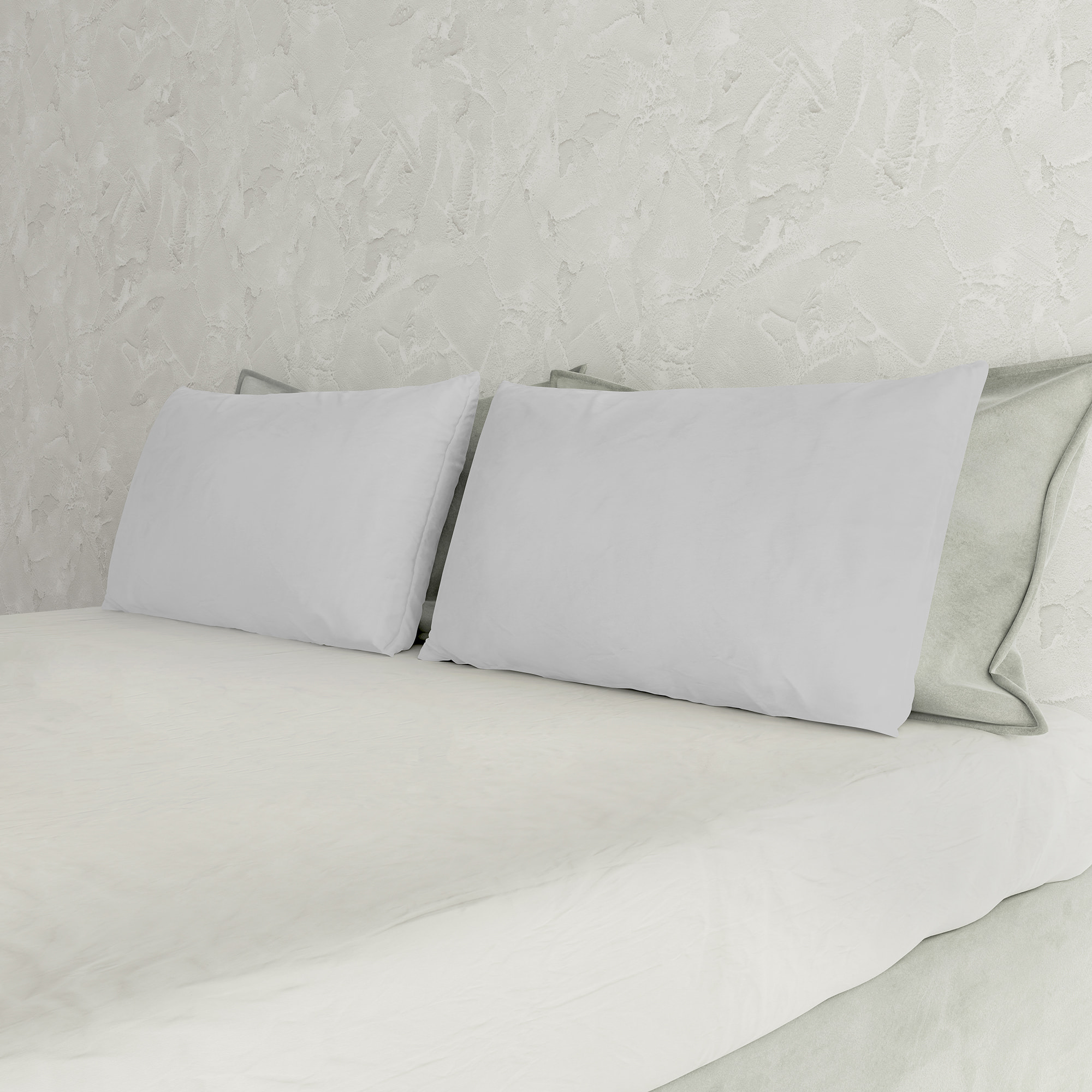 COPPIA FEDERE MAX COLOR, 100% Cotone, Made in Italy - GRIGIO CHIARO