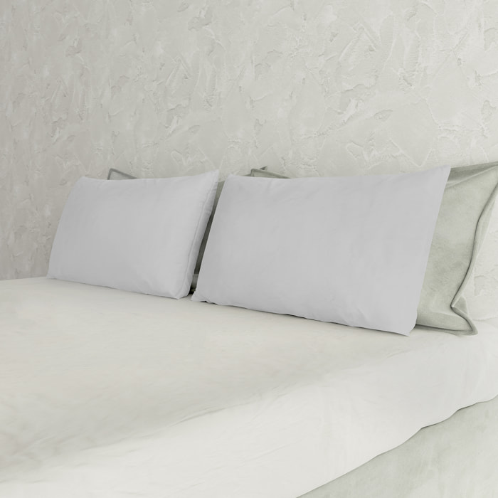 COPPIA FEDERE MAX COLOR, 100% Cotone, Made in Italy - GRIGIO CHIARO