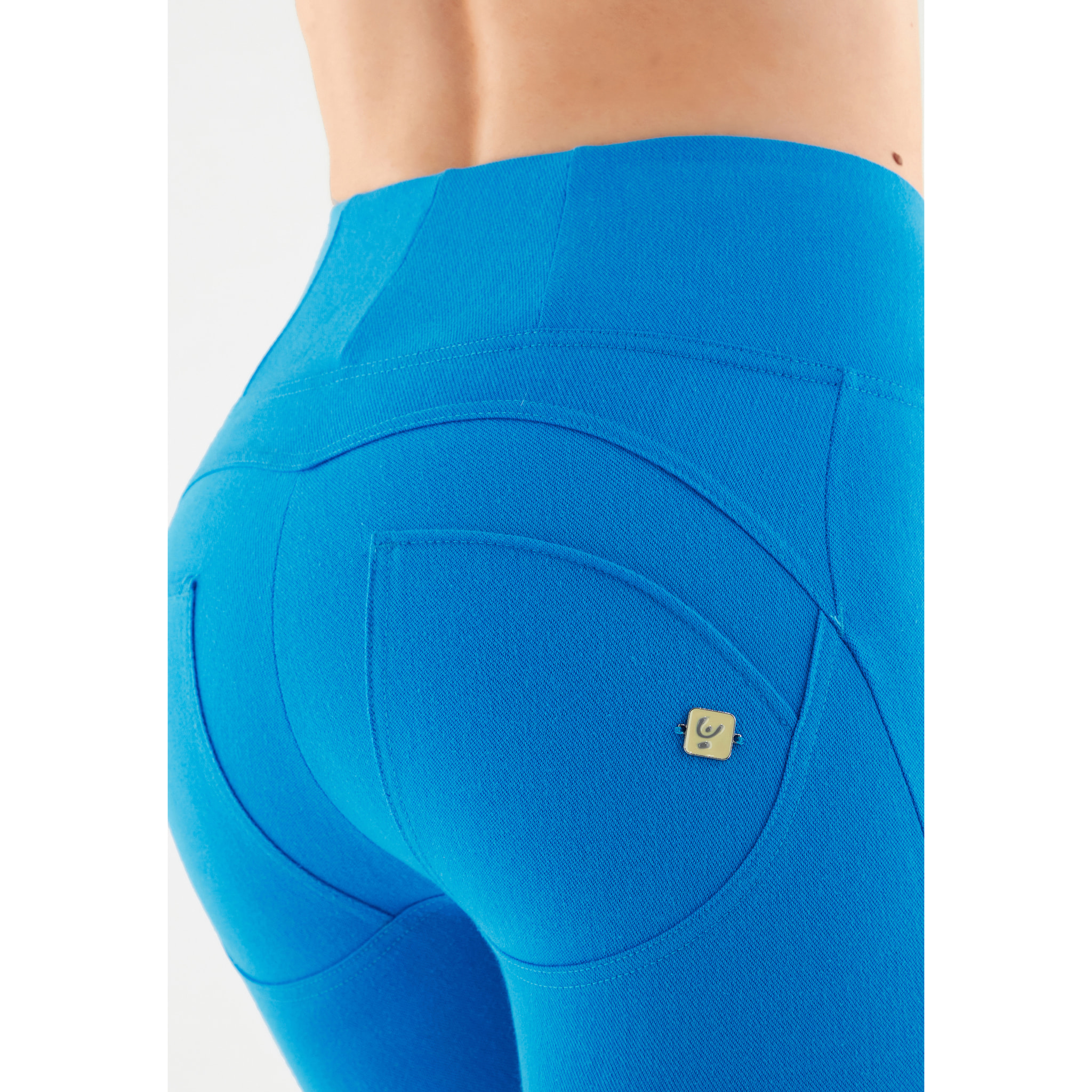 Pantaloni push up WR.UP® skinny vita super alta jersey drill