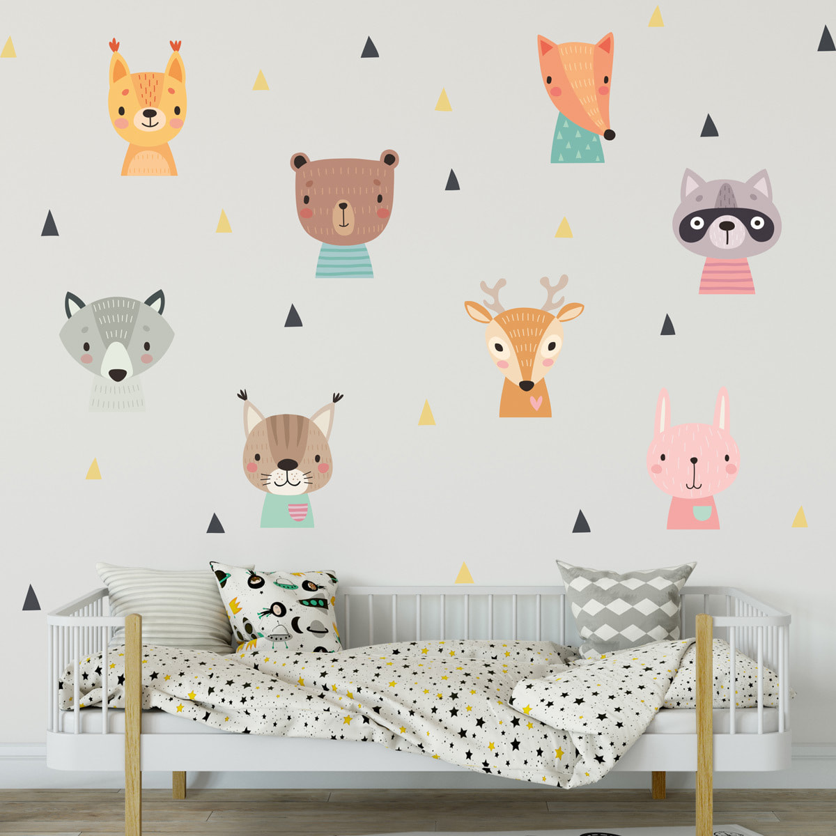 Stickers muraux | Sticker Mural Autocollant - ANIMAUX BÉBÉS DE LA FORÊT - Stickers adhésifs