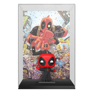 Marvel Pop! Comic Cover Vinile Figura Deadpool (2025) -1 Deadpool In Black Suit 9 Cm Funko