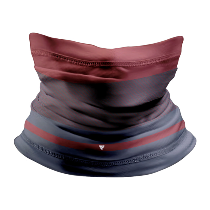 CUELLO BIKE GRIS-GRANATE