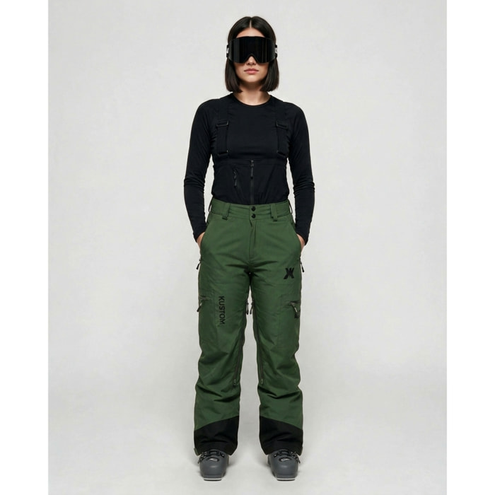 Pantalone donna KUSTOM AQUILO Pants - Cachi