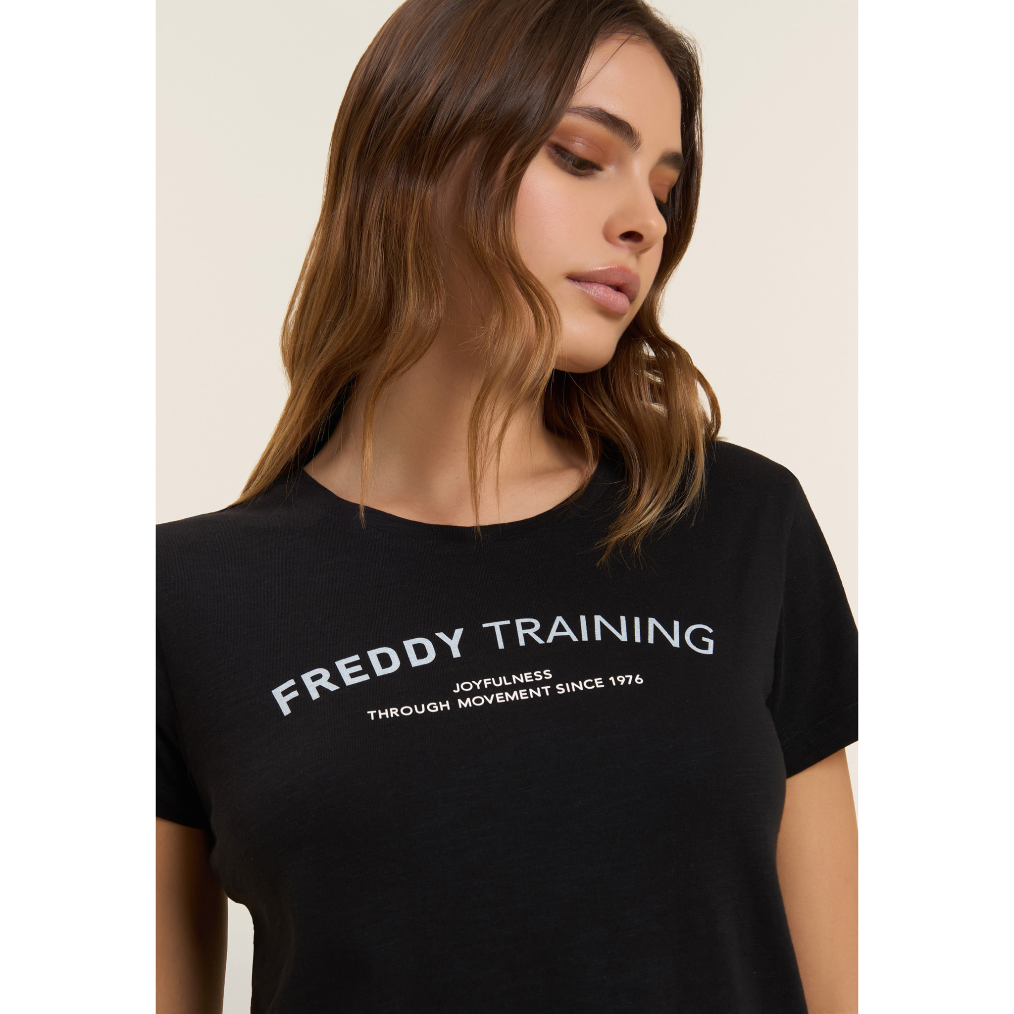 T-shirt “FREDDY TRAINING” in Jersey Fiammato