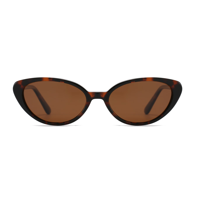 Gafas de sol OCEAN LA PLAGE PALOMBAGGIA - Negro brillante / Ahumada