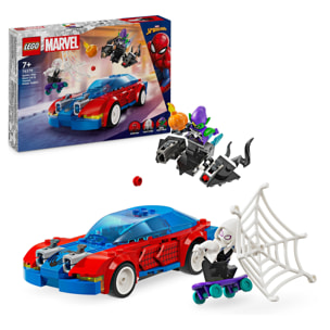 LEGO MARVEL SUPERHEROES 76279 - AUTO DA CORSA DI SPIDR-MAN E VENOM GOBLIN